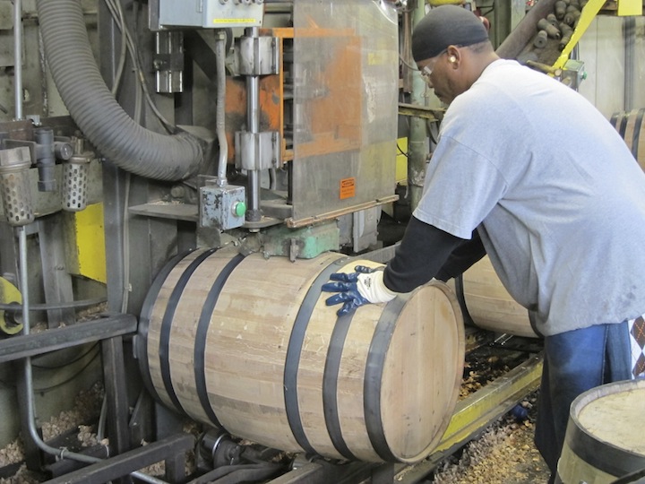 A Bung Hole is Cut and The Barrel is Tested