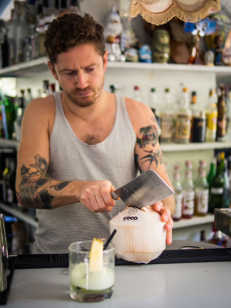 Joe Stokoe Making Smarter Cocktails  (photo: Addie Chinn)