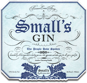 Small's Gin from Ransom Cellears In Oregon