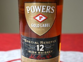 Powers Gold Label Special Reserver 12 Year Irish Whiskey