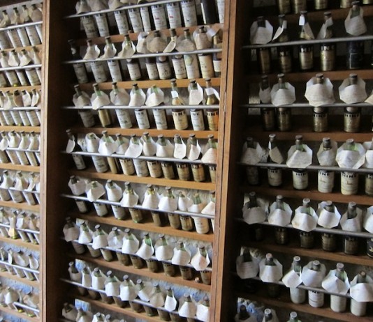 Samples from Hein Cognac Barrels