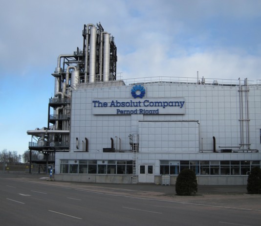 Absolut Vodka Distillery in Sweden