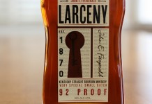 Review: John E. Fitzgerald “Larceny” Kentucky Straight Bourbon Whiskey Larceny Bourbon